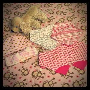 Infant Girl Bibs, Hat, Headband & Stuffed Animal💕